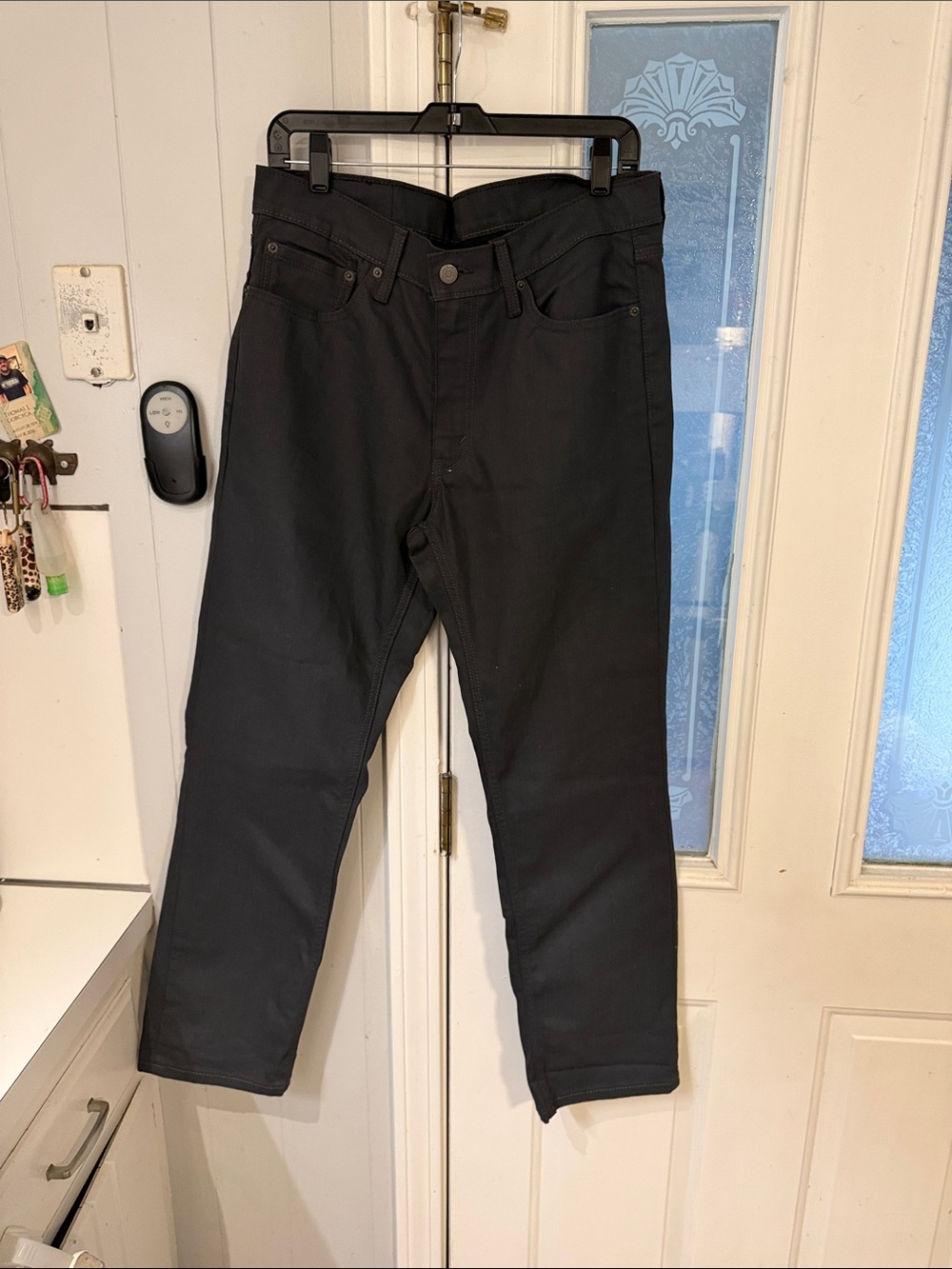 Levi's Men's Black Relaxed Straight Jeans
